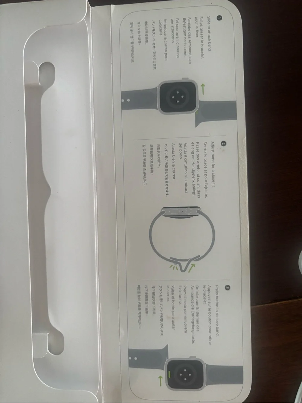 Brand new, never worn. Apple Watch SE 40mm Aluminum Case Ion x glass